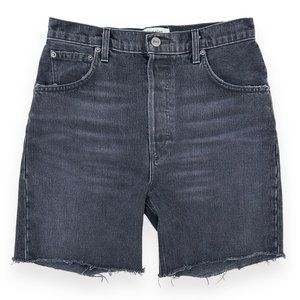 Reformation Jeans Allie Jean Short - Washed Black Denim Shorts sz 27